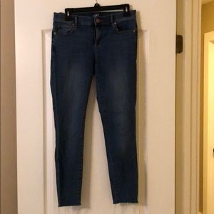Loft skinny ankle jeans